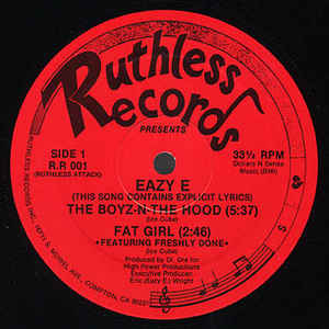 Eazy-E - The Boyz-N-The Hood - Album Cover