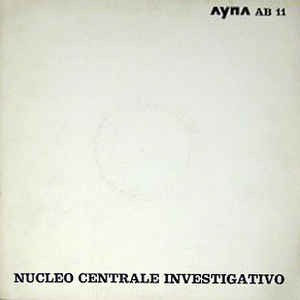 Egisto Macchi - Nucleo Centrale Investigativo - Album Cover