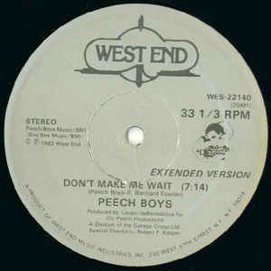 Peech Boys - Don't Make Me Wait - VinylWorld
