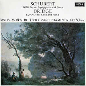 Franz Schubert - Sonata For Arpeggione And Piano / Sonata For Cello And Piano - Album Cover