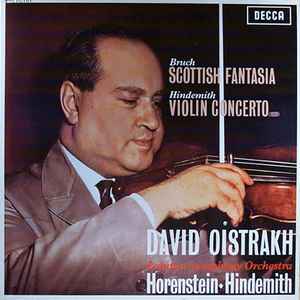 Scottish Fantasia / Violin Concerto - Album Cover - VinylWorld