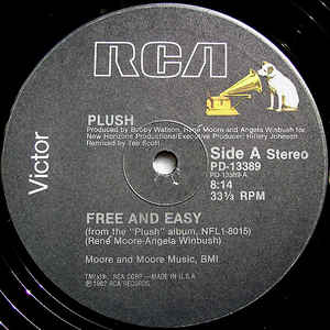 Plush - Free And Easy - Album Cover