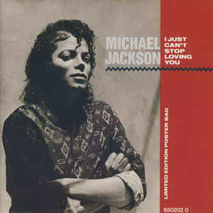 Michael Jackson - I Just Can't Stop Loving You - Album Cover
