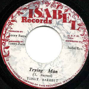 Toney Barrett - Trying Man - Album Cover