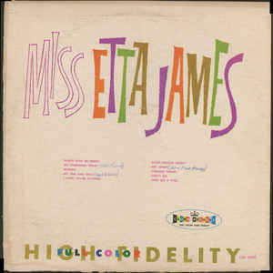 Miss Etta James - Album Cover - VinylWorld