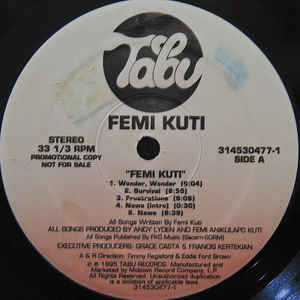 Femi Kuti - Album Cover - VinylWorld