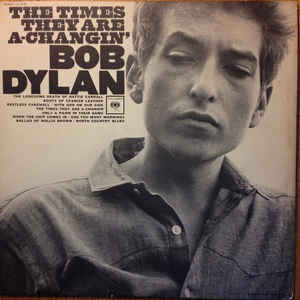 Bob Dylan - The Times They Are A-Changin' - Album Cover