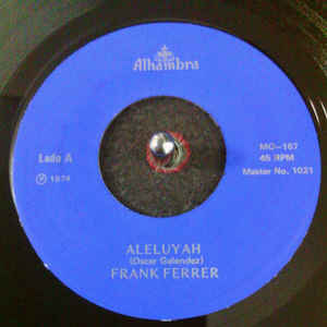 Aleluyah - Album Cover - VinylWorld