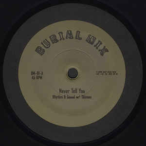 Rhythm & Sound - Never Tell You - VinylWorld