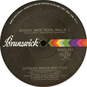 Vaughan Mason & Crew - Bounce, Rock, Skate, Roll - Album Cover