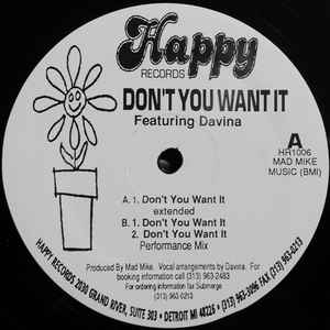 Don't You Want It - Album Cover - VinylWorld