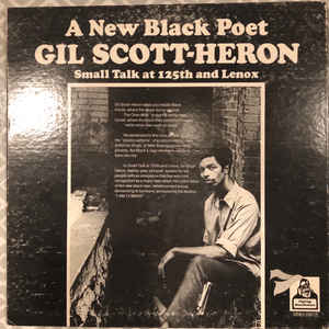 Gil Scott-Heron - Small Talk At 125th And Lenox - Album Cover