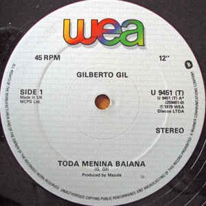 Toda Menina Baiana - Album Cover - VinylWorld